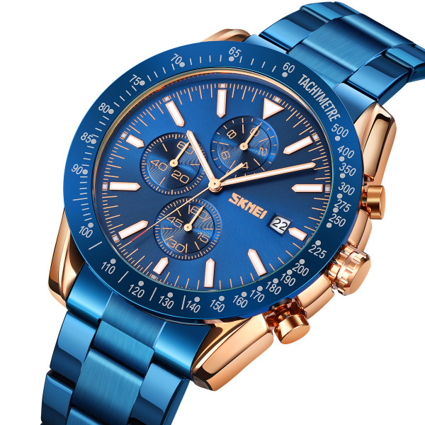Skmei 9253RGBU Rose Gold-Blue