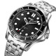 Skmei 9276SSIBK Silver-Black Steel Strap