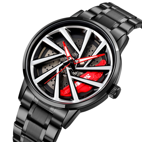 Skmei 1990C Black Red-Silver