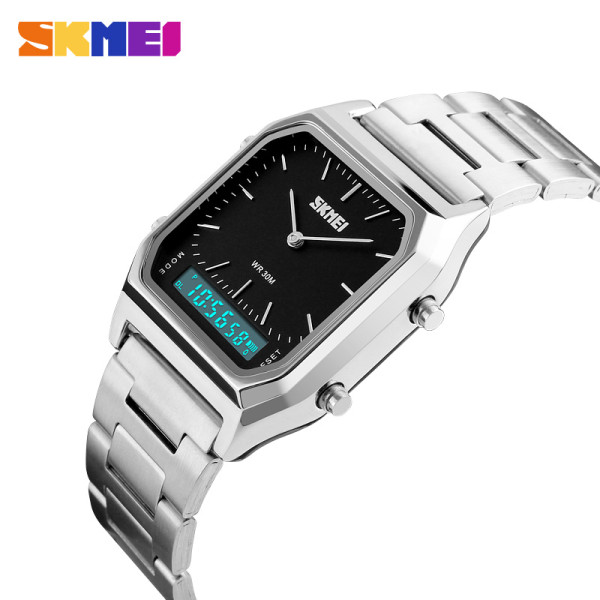 Skmei 1220SIBK Silver-Black