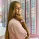 Дитячий годинник Better 005 Flowers Light Pink-White