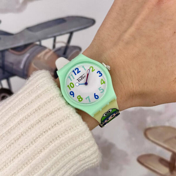 Дитячий годинник Better 012 Frog Light Green-White