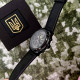 Годинник наручний Patriot 016 All Black Тризуб золото