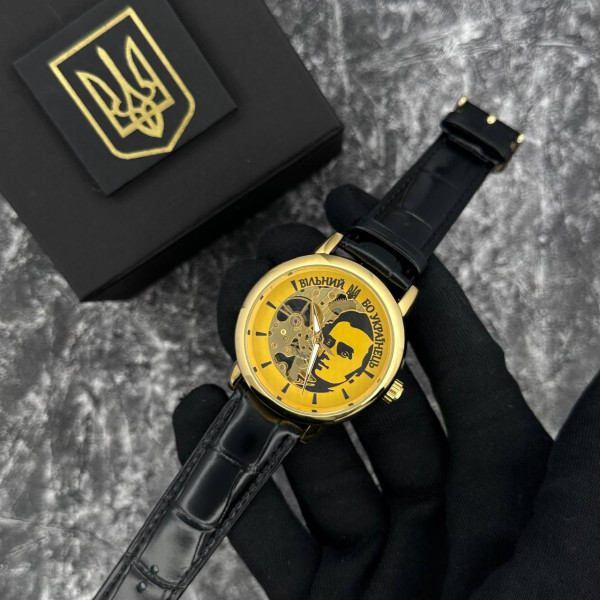 Годинник наручний Patriot 022 Gold-Black Automatics Вільний бо Укранець