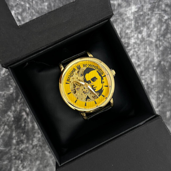 Годинник наручний Patriot 022 Gold-Black Automatics Вільний бо Укранець
