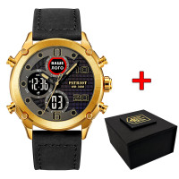 Годинник наручний Patriot 017 Ваше Лого Gold-Black