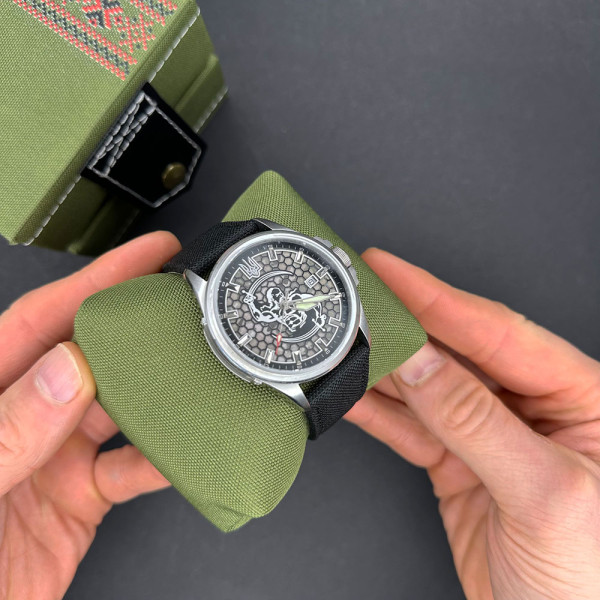 Годинник наручний Awarder Cossack Black-Black Automatic 10ATM
