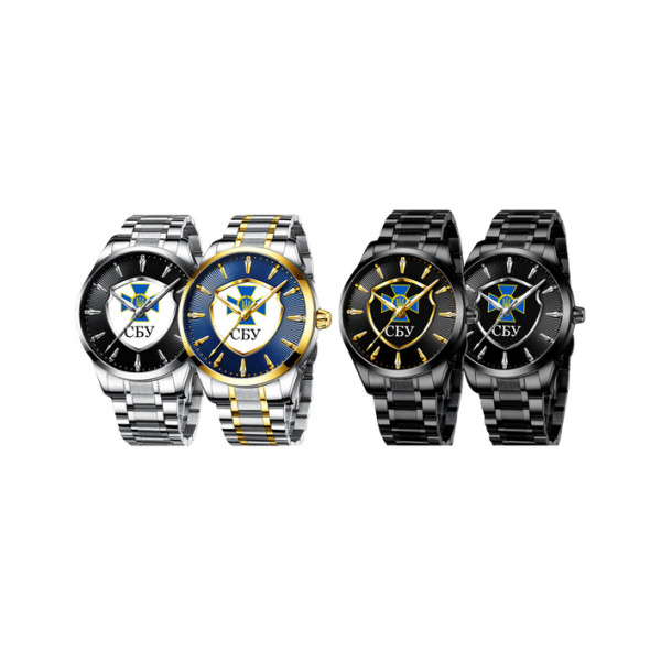 Chronte с логотипом СБУ Silver-Gold-Blue-Black