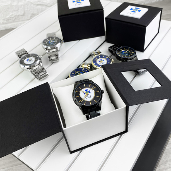 Chronte с логотипом СБУ Silver-Gold-Blue-Black