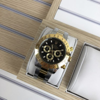 Rolex Daytona Automatic Men Silver-Gold-Black