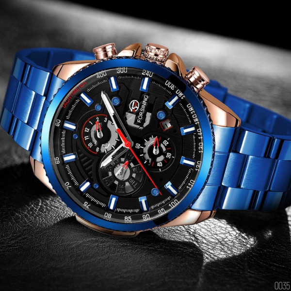 Forsining 6909 Blue-Cuprum-Black