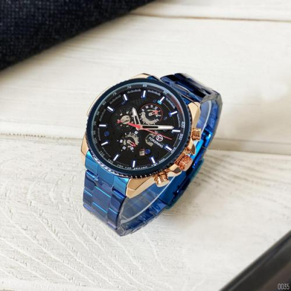 Forsining 6909 Blue-Cuprum-Black