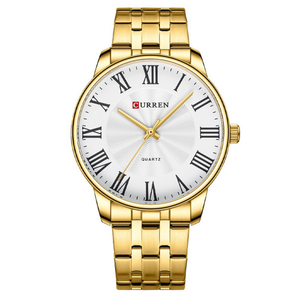 Curren 8422 Gold-White, 1008-0336, Curren