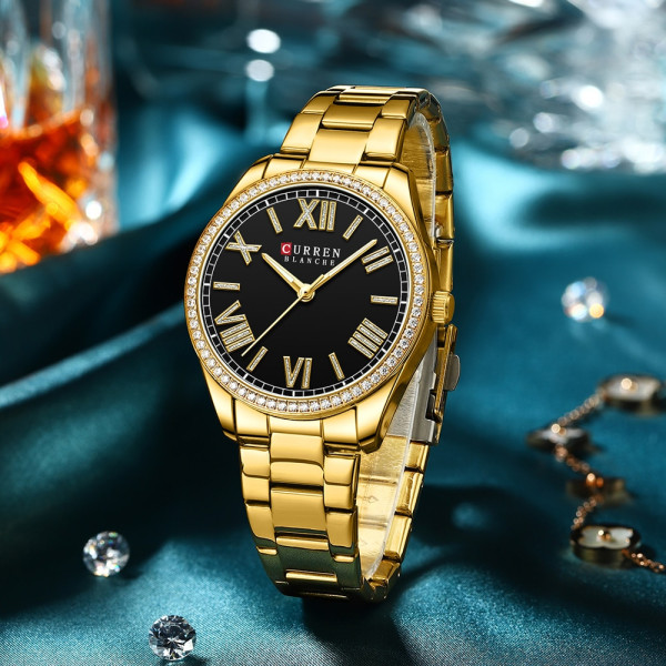 Curren 9088 Gold-Black