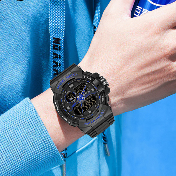 Sanda 6025 Black-Blue