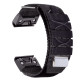 Ремінець для годинника Nylon Pro for Garmin Black 22 мм