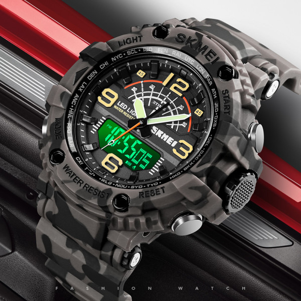 Skmei 1617 Gray-Military