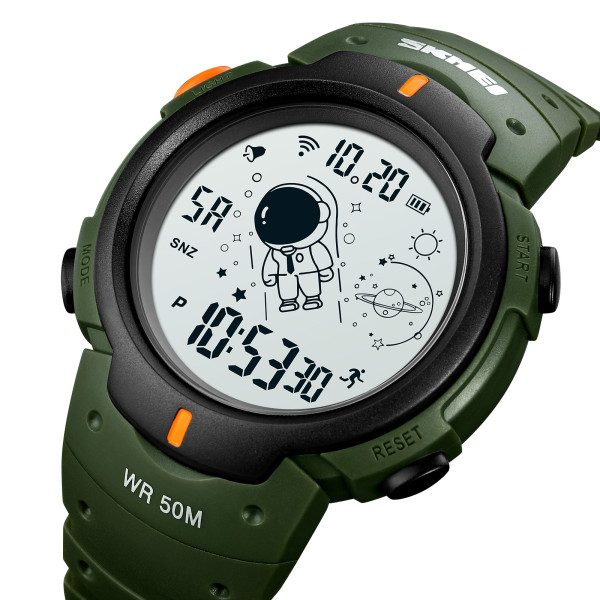 Skmei 1820AGWT Army-green White