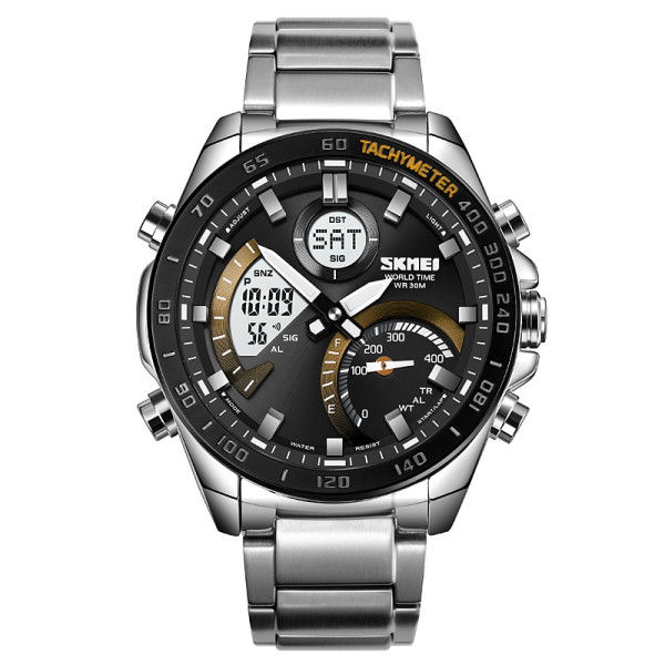 Skmei 1889GDWT Silver-Gold-White