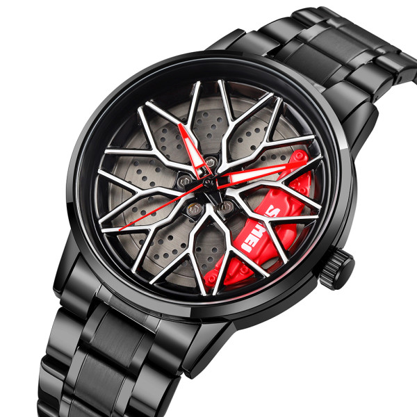 Skmei 1990D Black Red-Silver