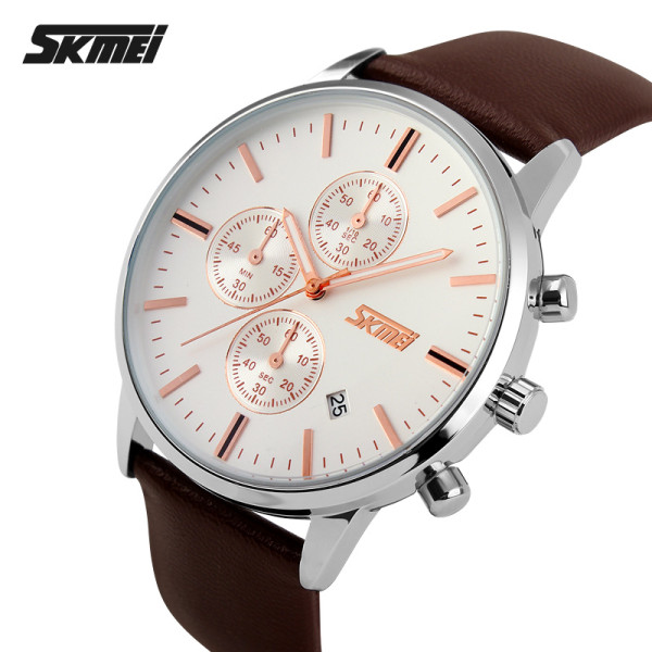 Skmei 9103WTBN White-Brown