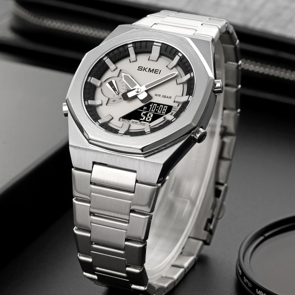 Skmei 1816SIBK Silver-Black