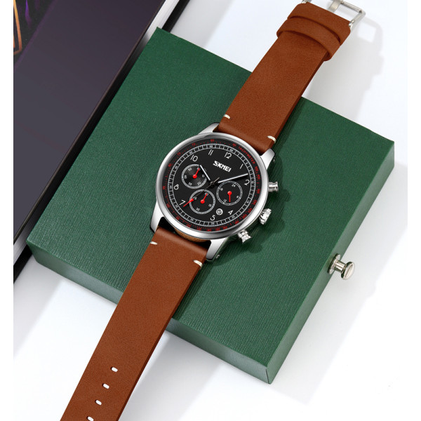 Skmei 9318BKBN Black-Brown