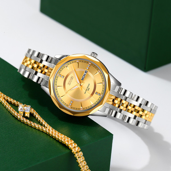 Skmei 9264TGDGD Silver/Gold-Gold