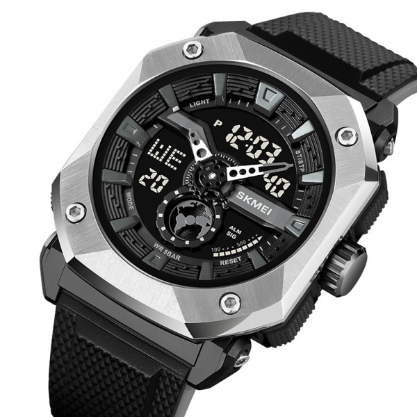 Skmei 2272SIBK Silver-Black
