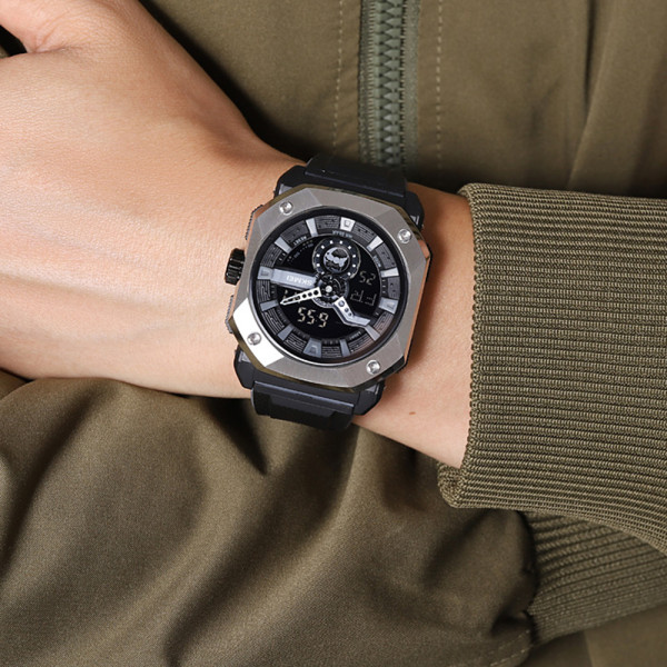 Skmei 2272SIBK Silver-Black