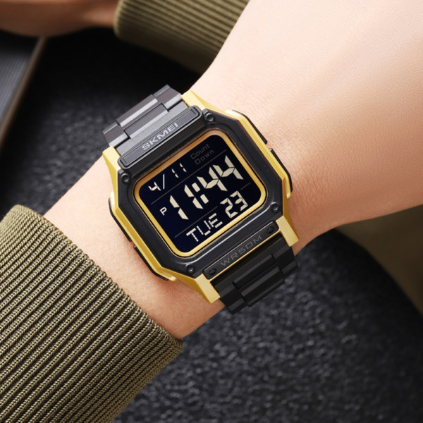 Skmei 2264BKGDBK Black-Gold-Black
