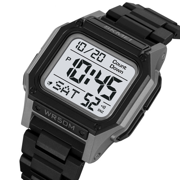 Skmei 2264BKGYWT Black-Grey-White