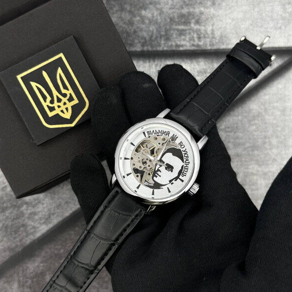 Годинник наручний Patriot 022 Silver-Black Automatics Вільний бо Українець