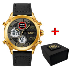 Годинник наручний Patriot 017 Ваше Лого Gold-White