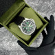 Годинник наручний Awarder Embroidery Silver-Green Black Automatic 10ATM