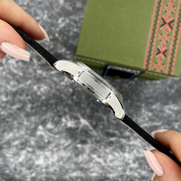 Годинник наручний Awarder Embroidery Silver-Green Black Automatic 10ATM