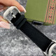 Годинник наручний Awarder Embroidery Silver-Green Black Automatic 10ATM