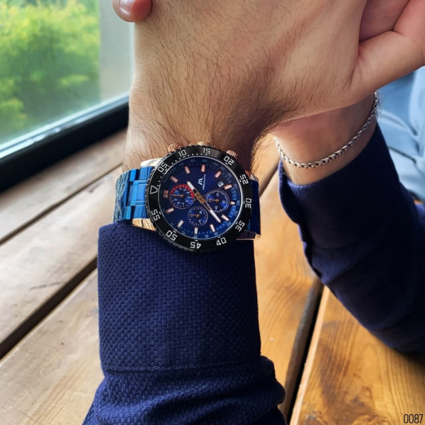 Наручний годинник Megalith 8087M Blue-Cuprum, 1088-0087, Megalith