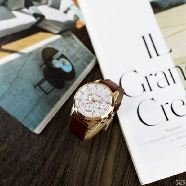Guardo B01338-5 Brown-Cuprum-White