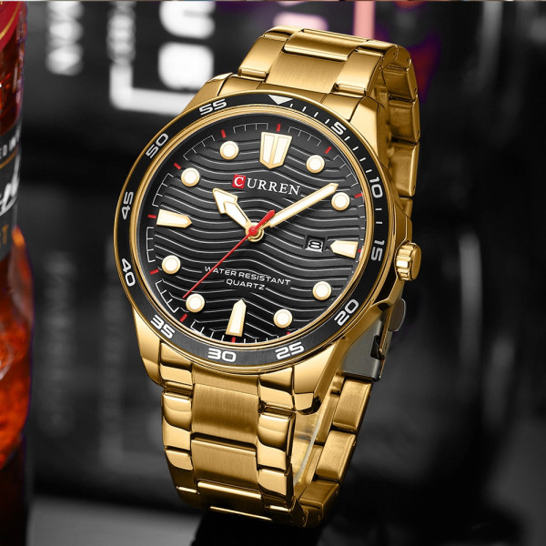Curren 8426 Gold-Black