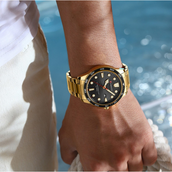 Curren 8426 Gold-Black