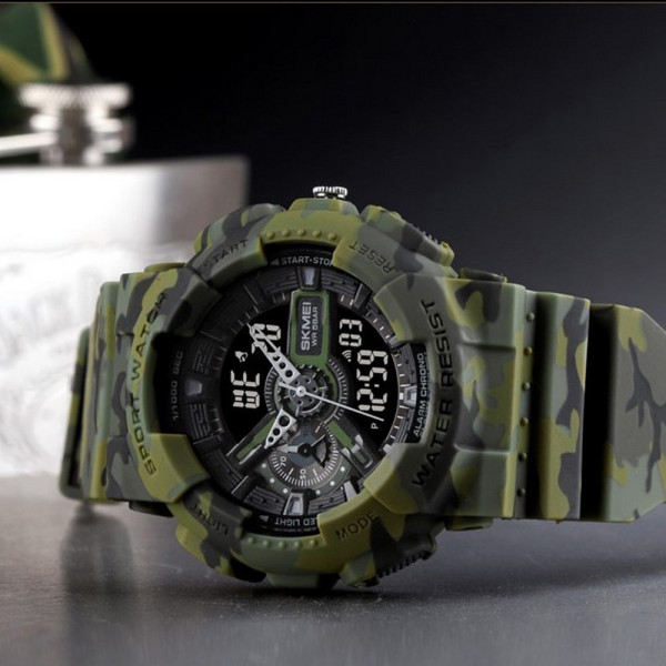 Skmei 1688 Green-Black Military