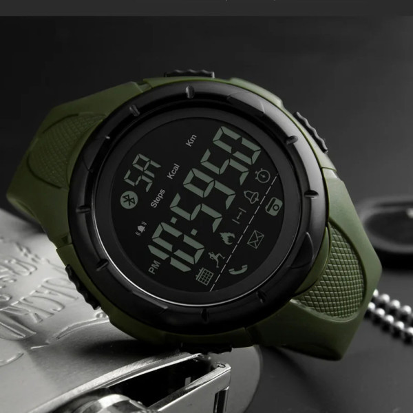 Skmei 1326AG Army Green Smart Watch