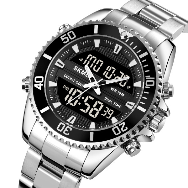Skmei 1850SIBK Silver-Black