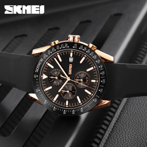 Skmei 9253PRGBK Rose Gold-Black Sil