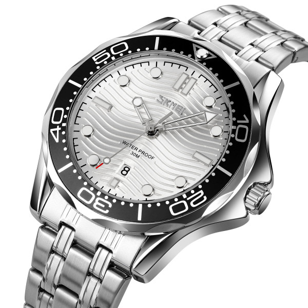 Skmei 9276SSISI Silver-Silver Steel Strap