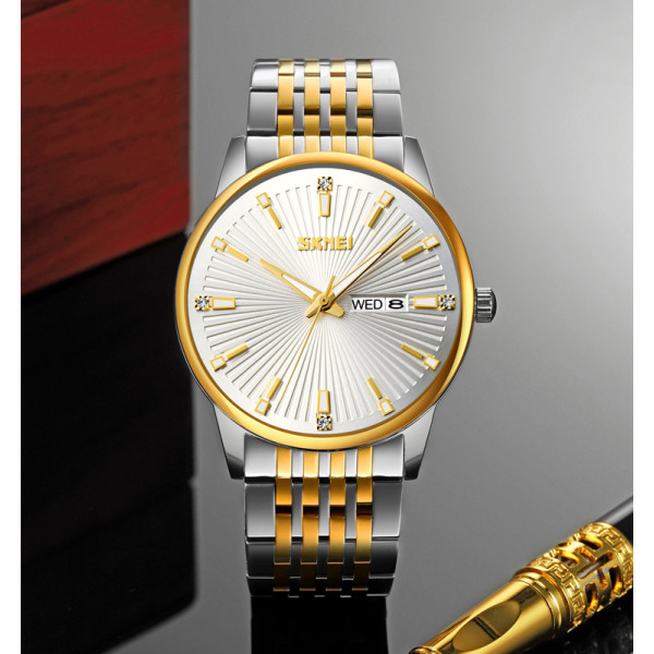 Skmei 9323TGDSI Silver/Gold-Silver