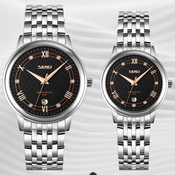Skmei 9272SIBK-B Silver-Black Men