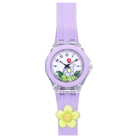 Дитячий годинник Better 005 Flowers Purple-White