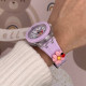 Дитячий годинник Better 005 Flowers Pink-White
